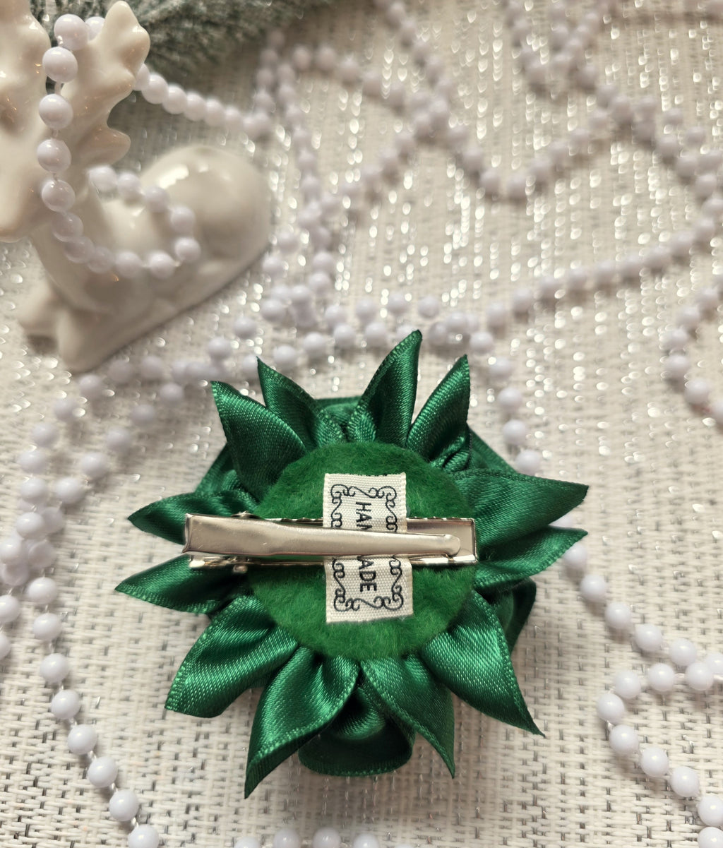 Emerald Elegance Haarschleife