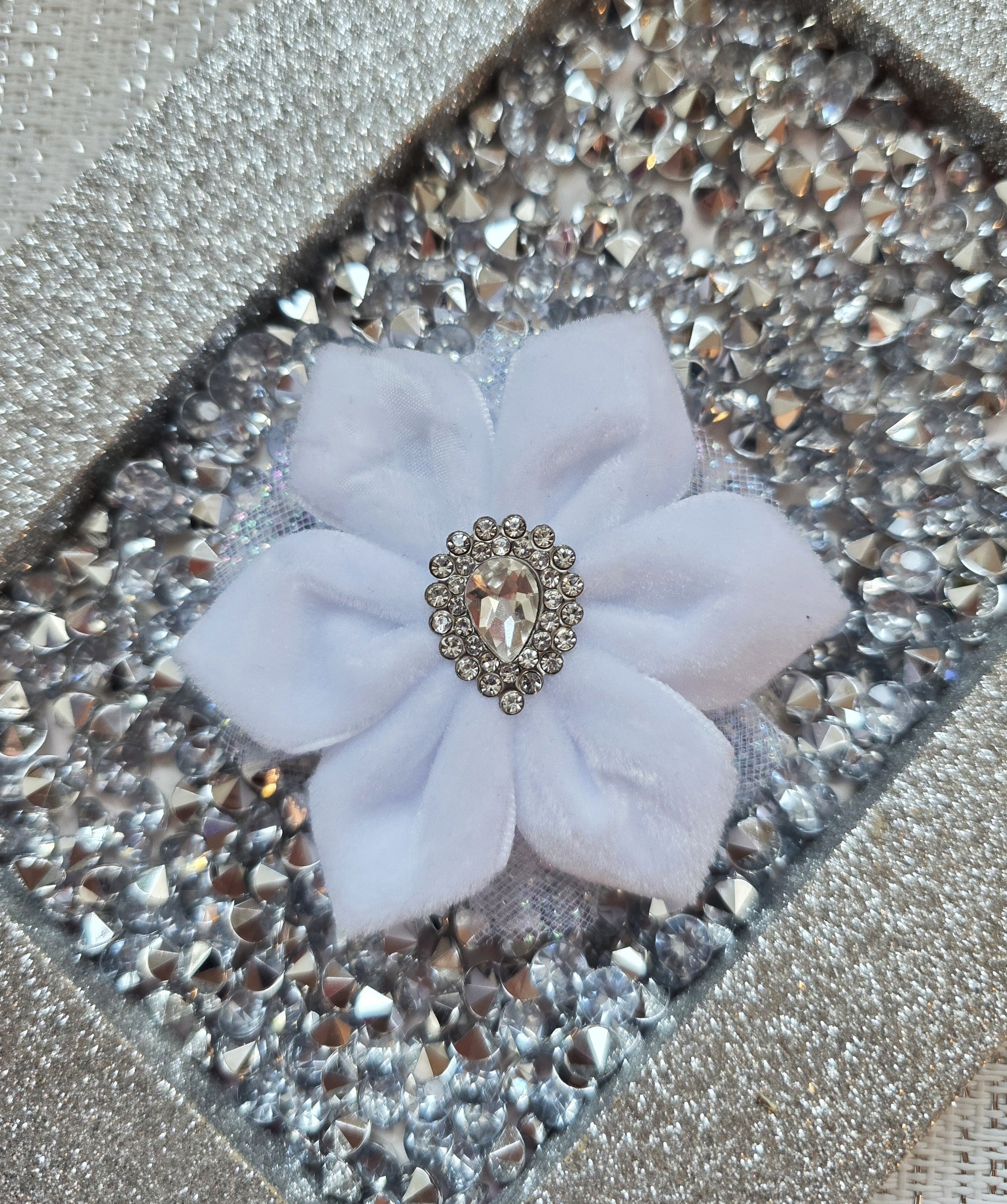 Crystal Blossom Haarschleife