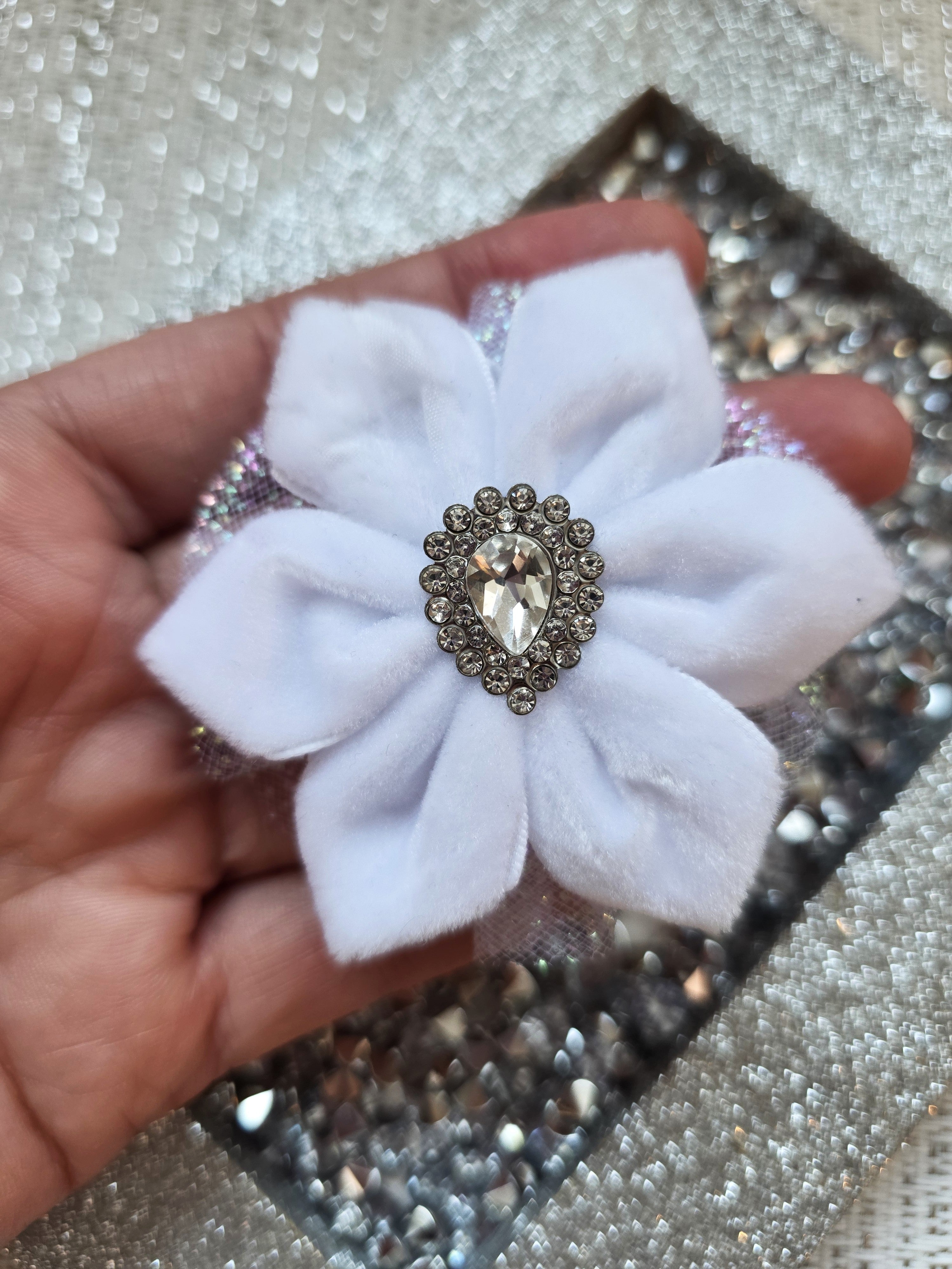 Crystal Blossom Haarschleife