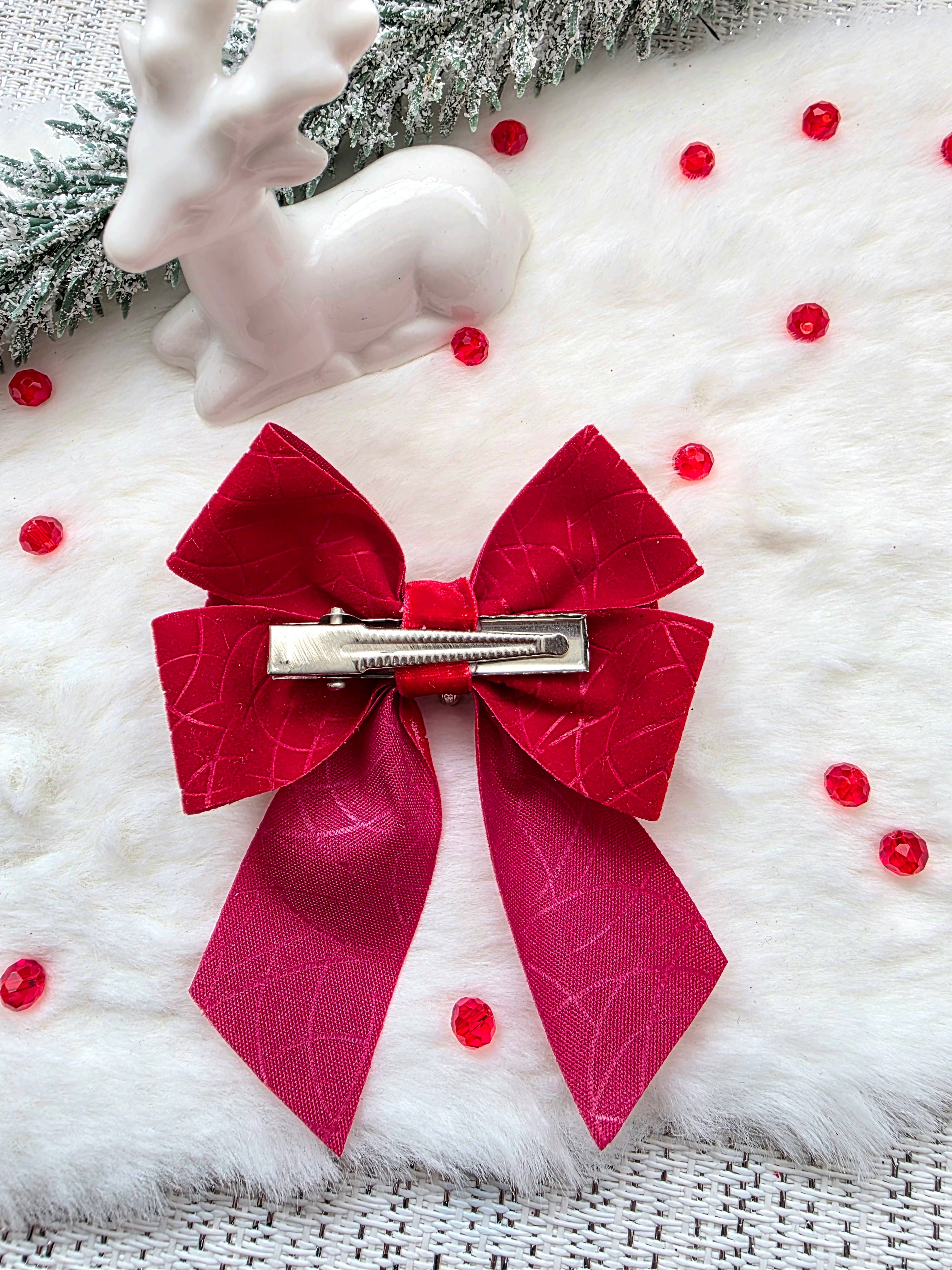 Rubinprinzessin Haarschleife