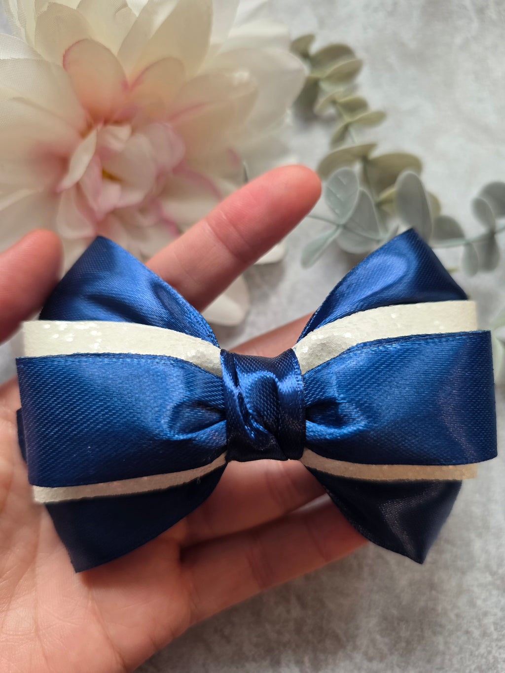 Mitternachtsglanz Haarschleife