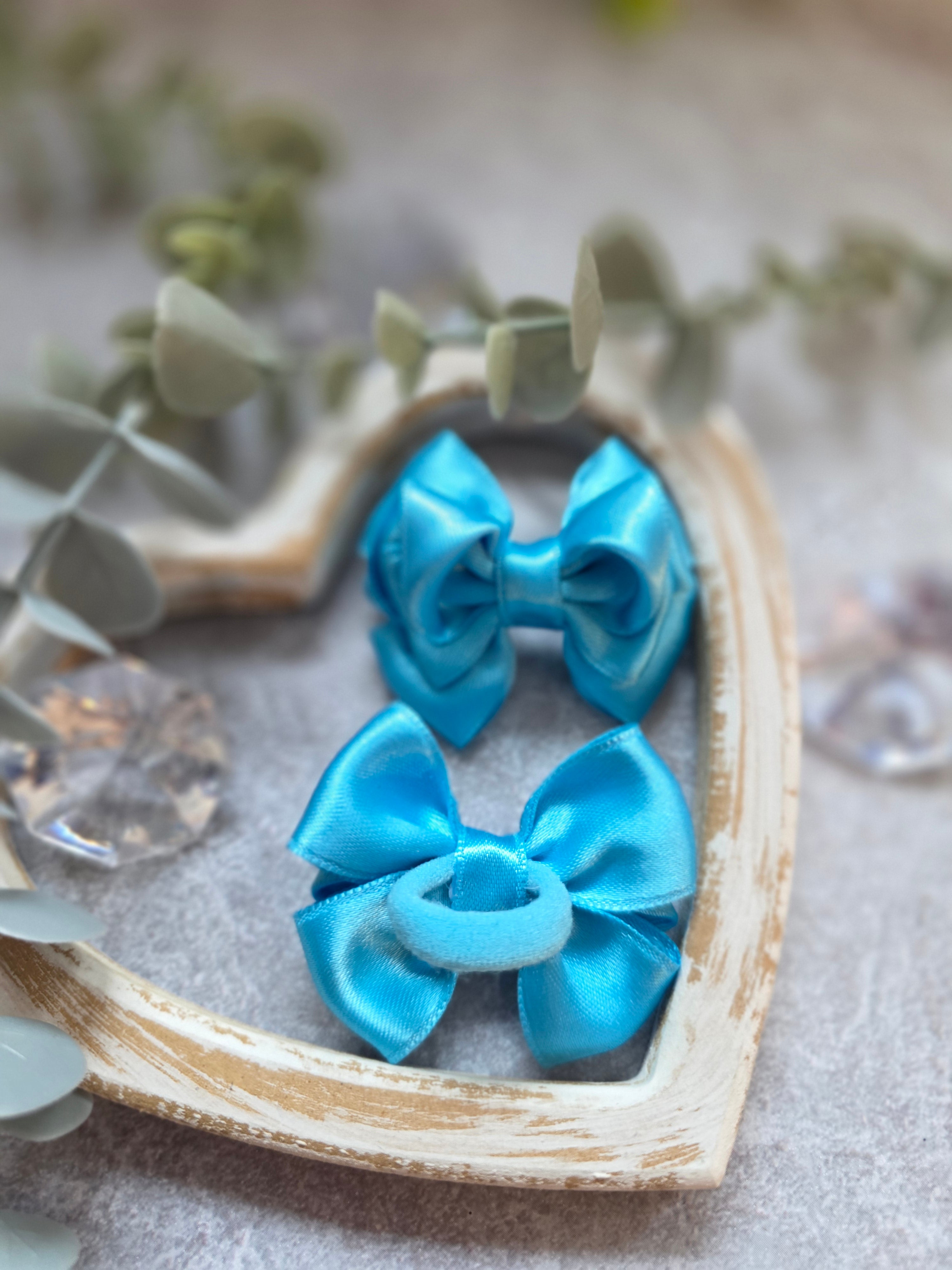 Blaue Elfenzauber-Haarschleife 2 st.