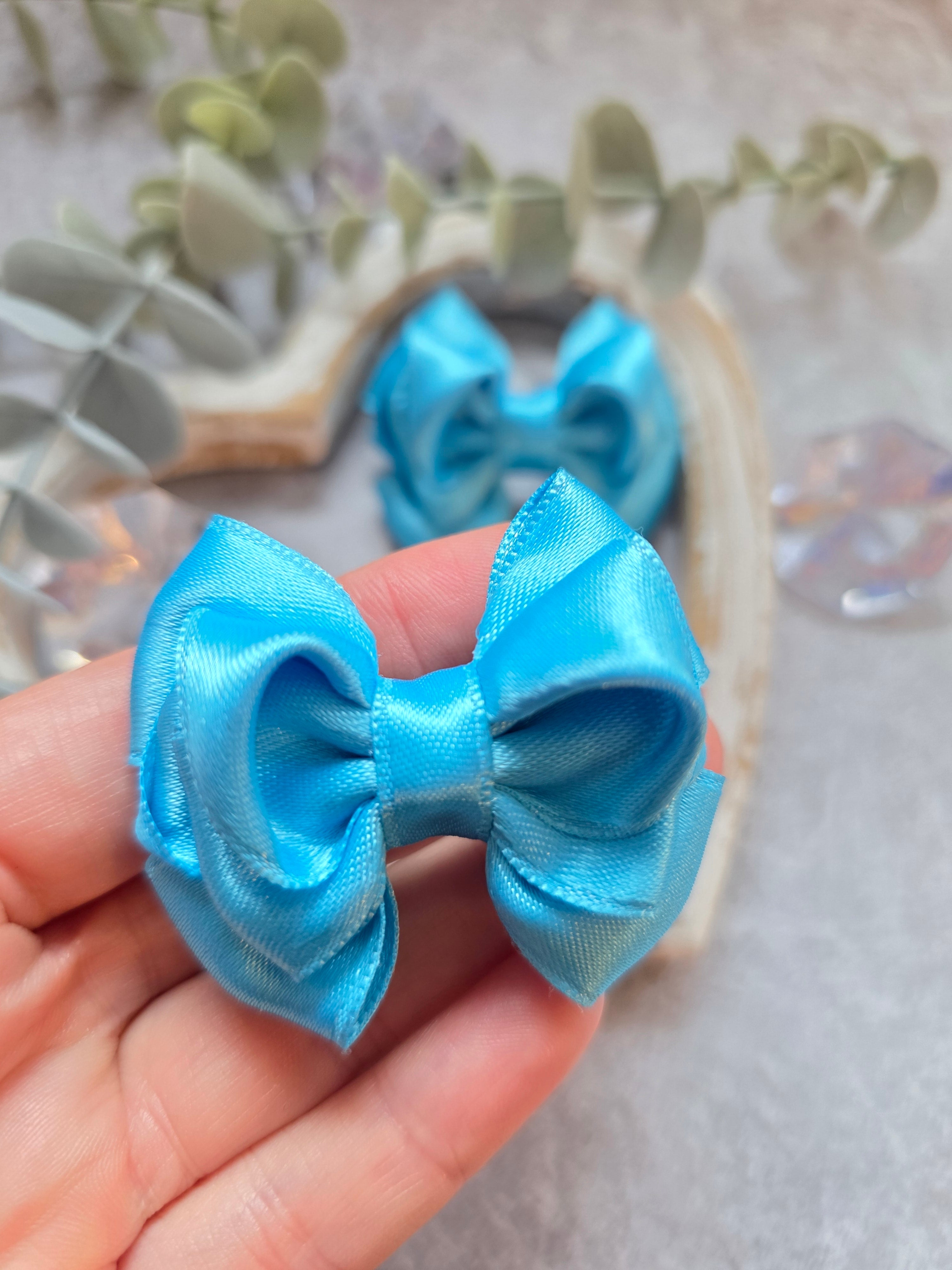 Blaue Elfenzauber-Haarschleife 2 st.