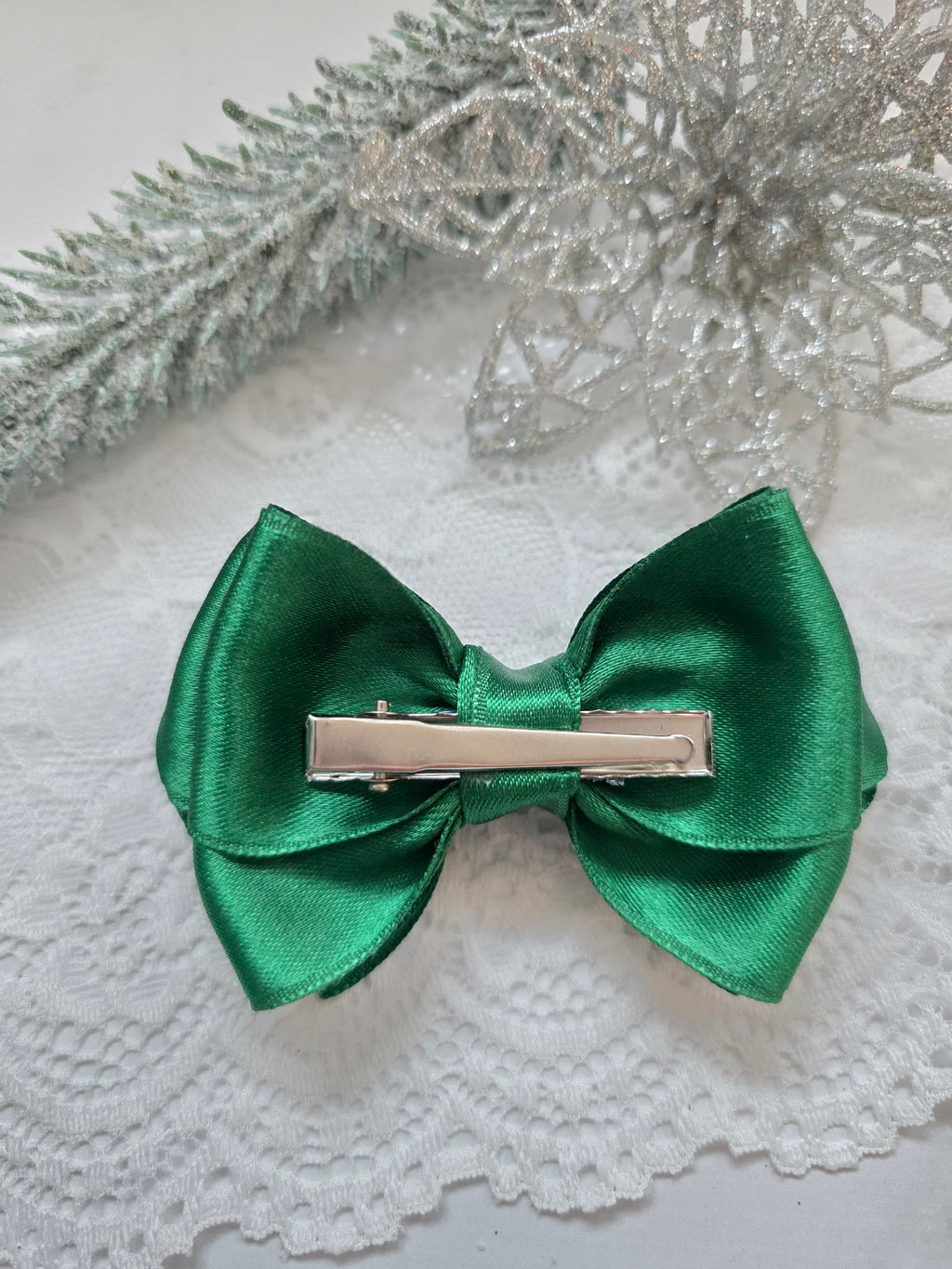 Winterwald Glanz Haarschleife