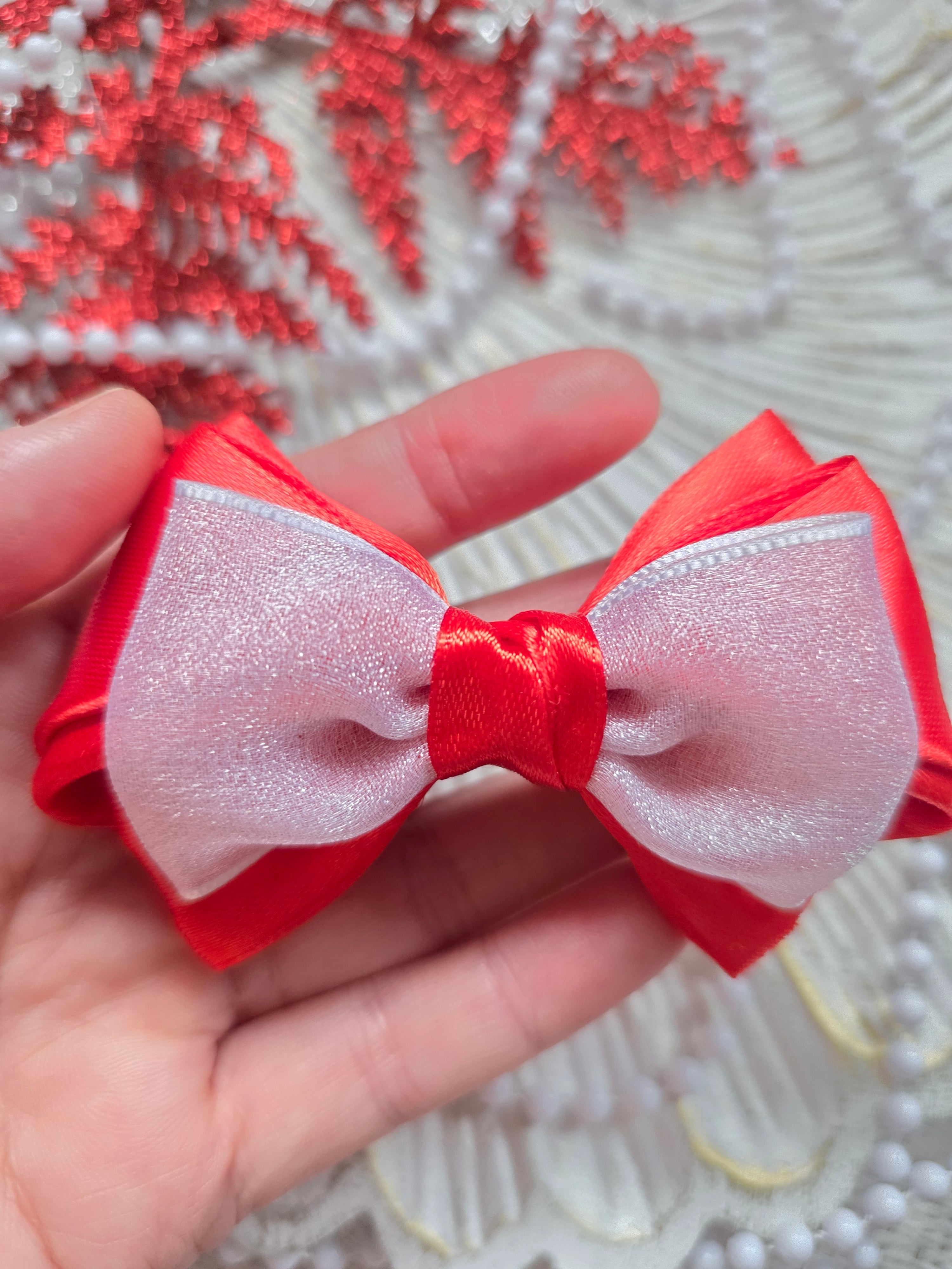 Festglanz Rotkäppchen Haarschleife