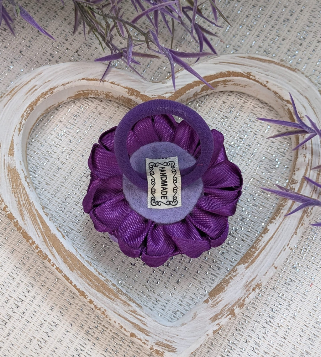 Violett Zauber  Haarschleife