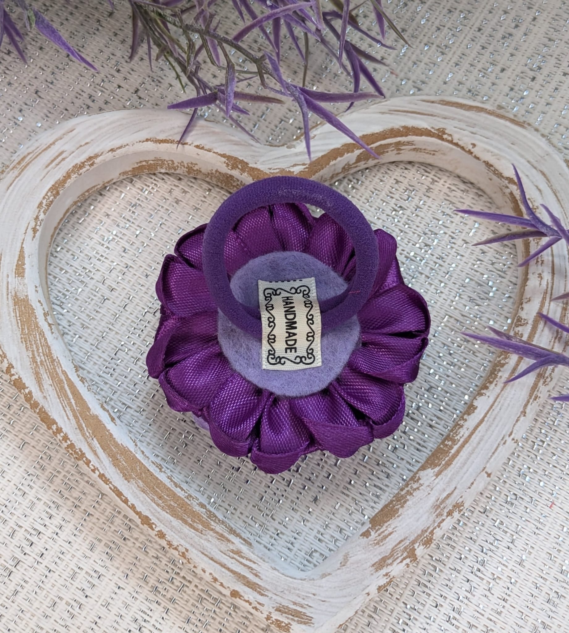 Violett Zauber  Haarschleife