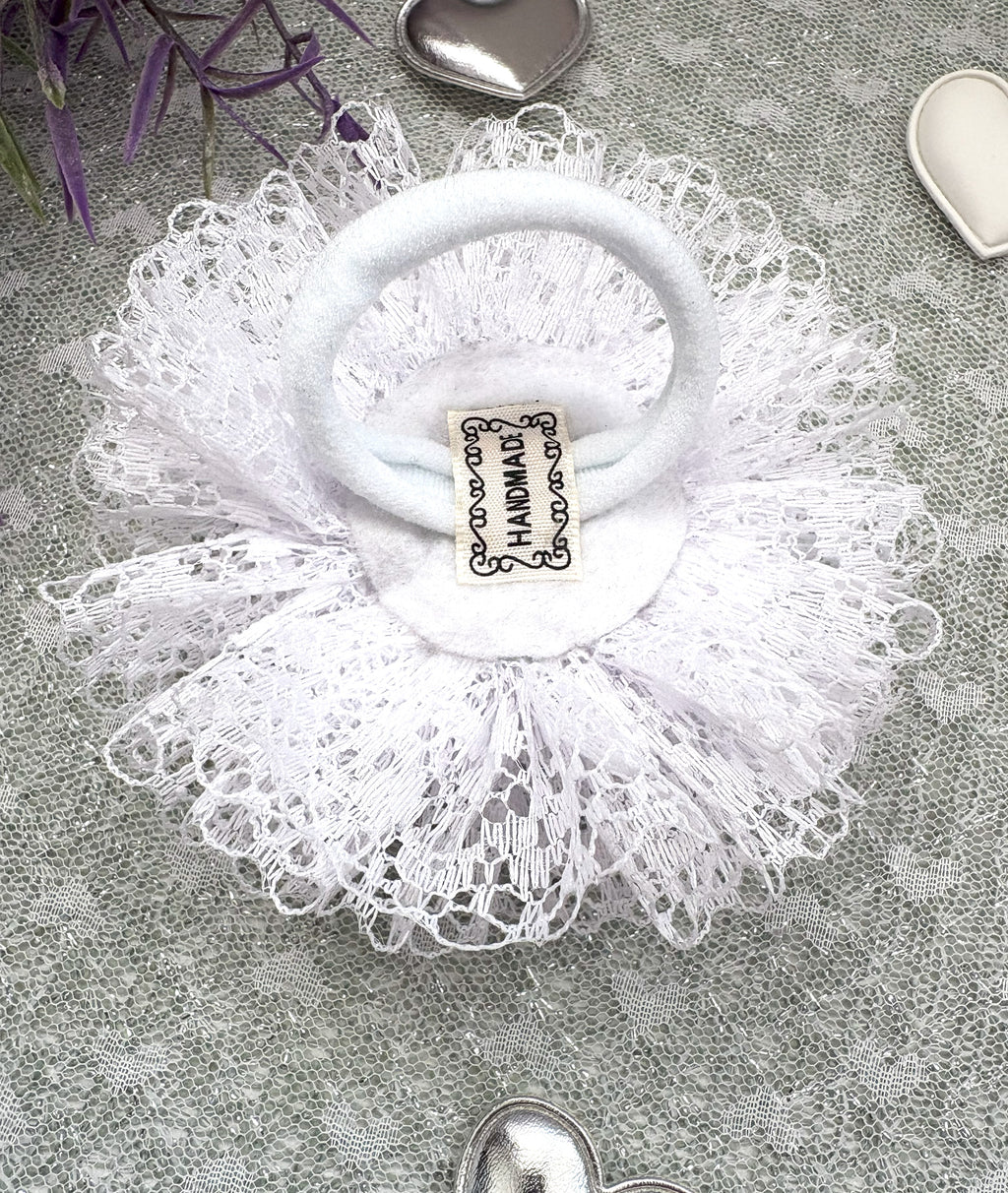 Spitzenblüte Haarschleife