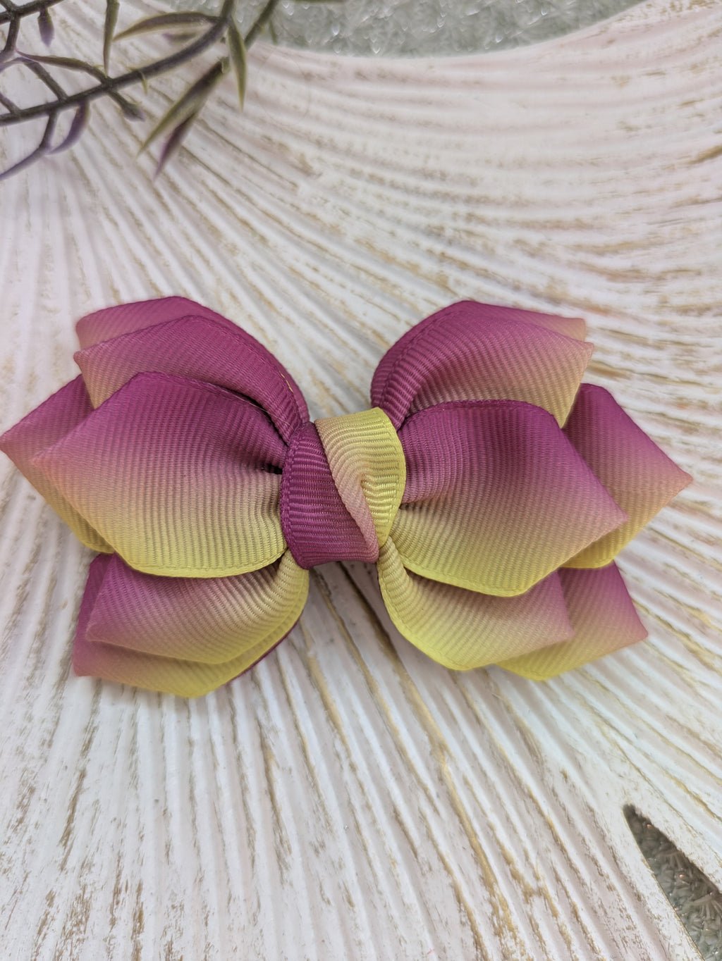 Sunset Blossom Haarschleife