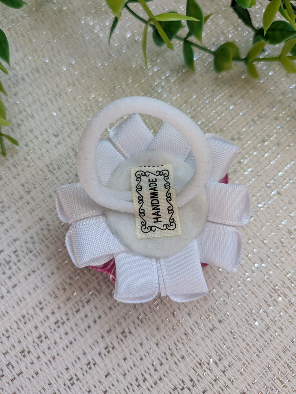 Glanzblüte Haarschleife