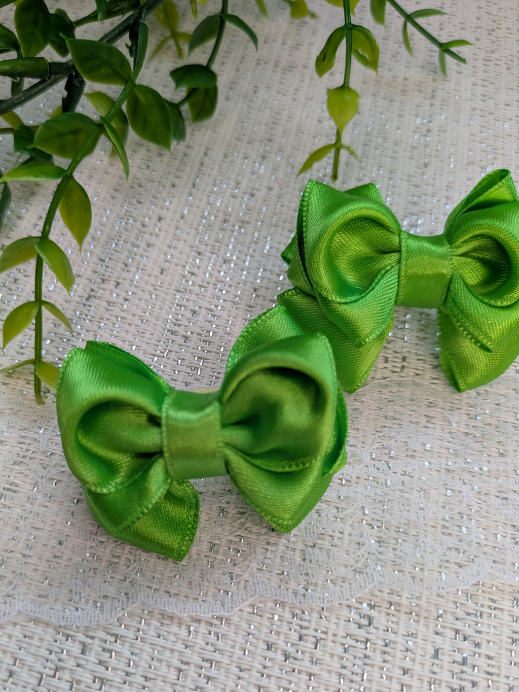 Green Spark Bow Haarschleife 2 St.