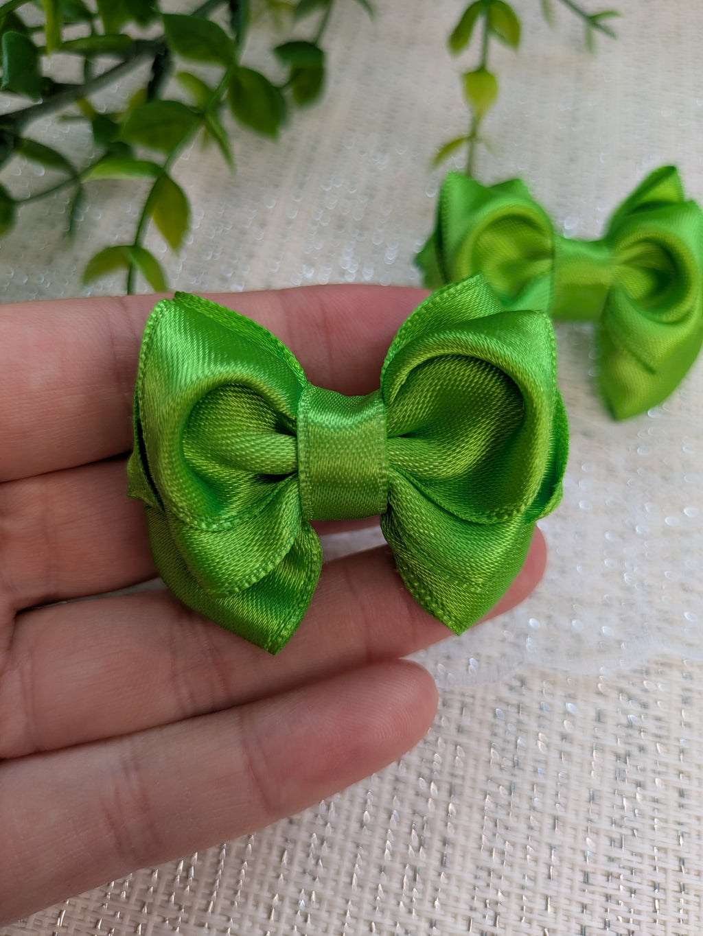 Green Spark Bow Haarschleife 2 St.