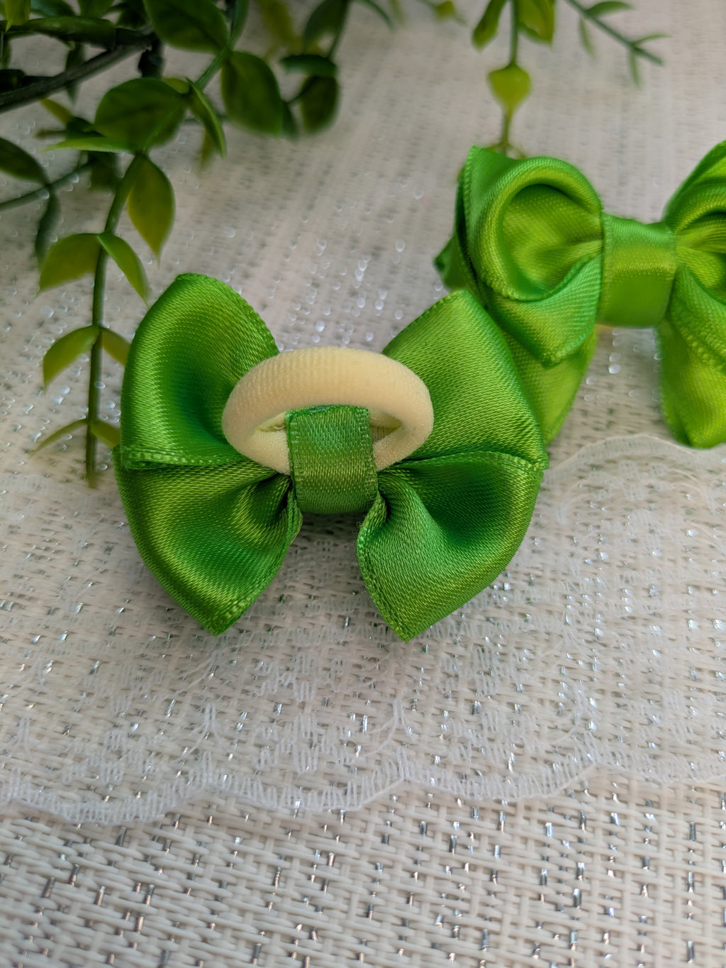 Green Spark Bow Haarschleife 2 St.