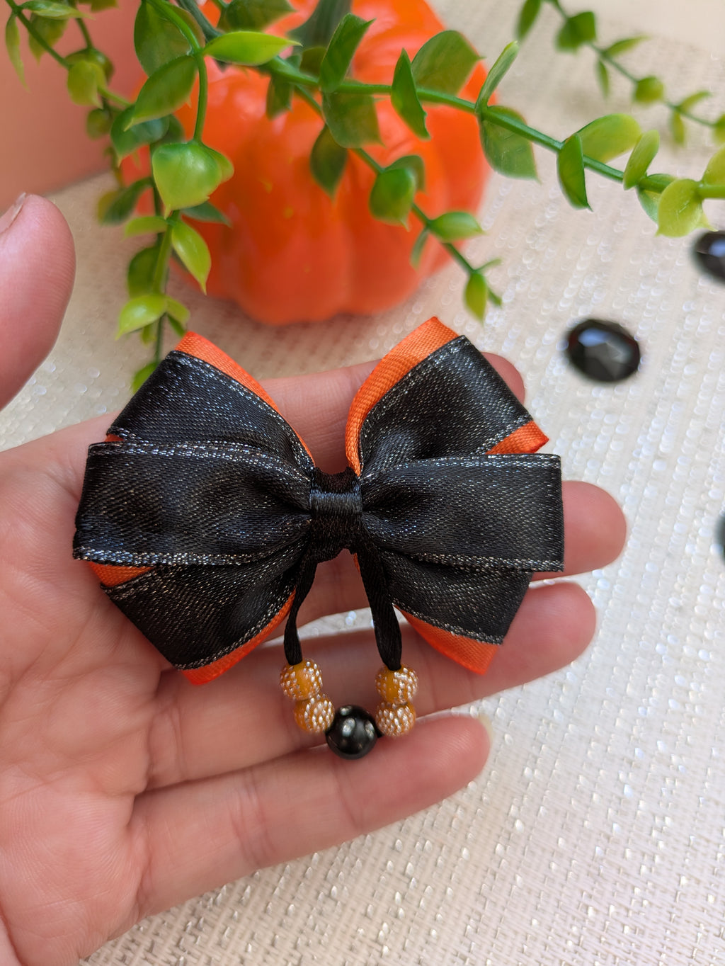 Autumn Night Bow Haarschleife