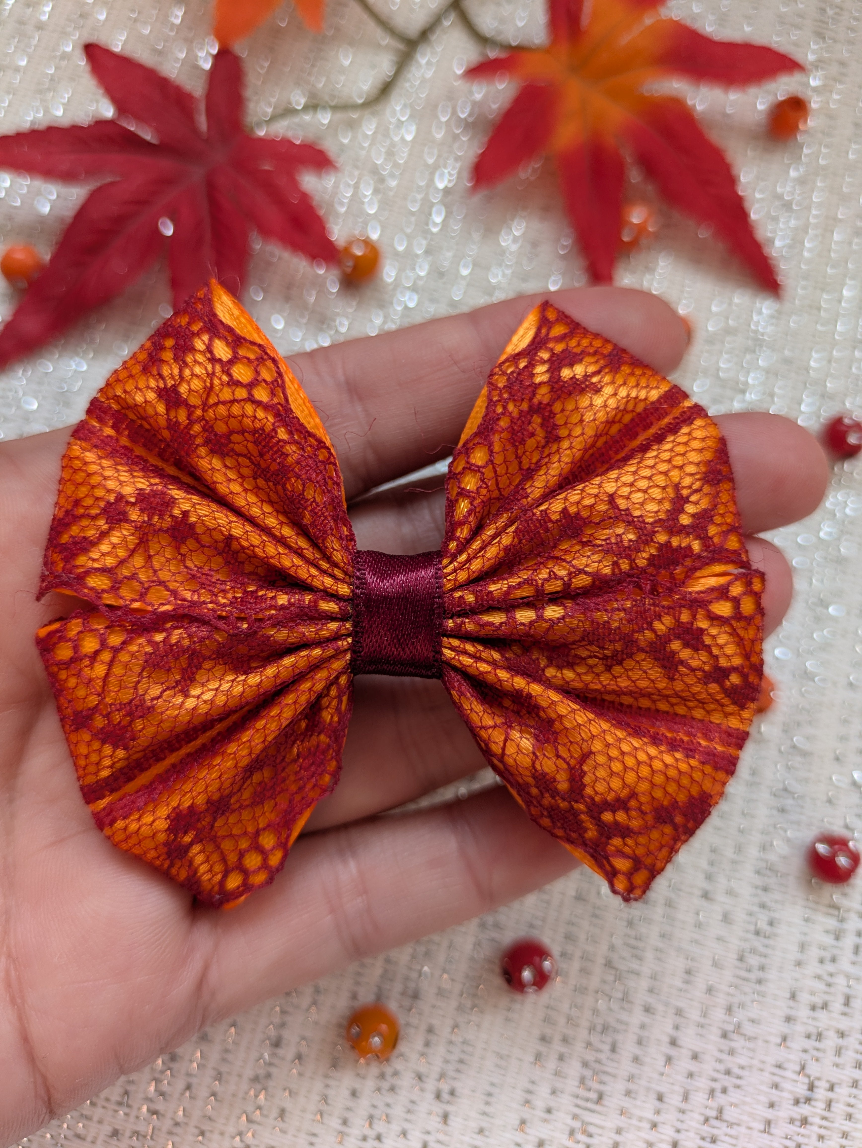 Herbstlicht Haarschleife