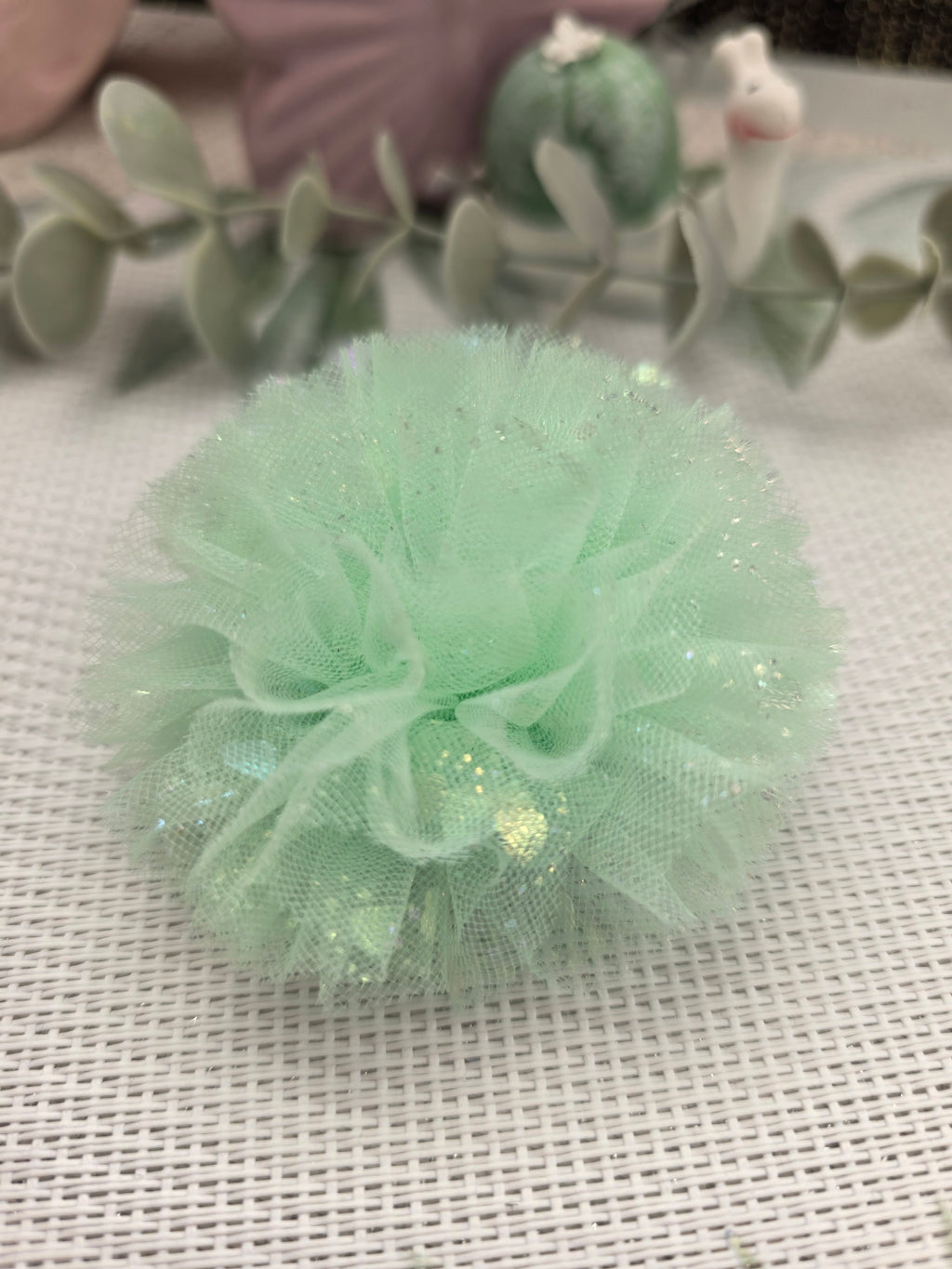 Minzblüte Haarschleife