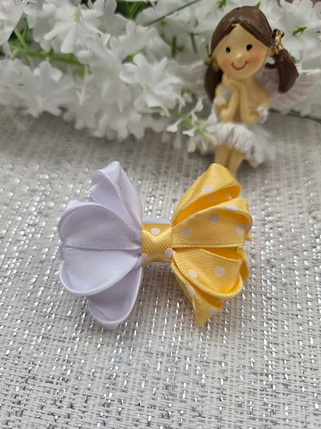 Zitronenblüte Haarschleife