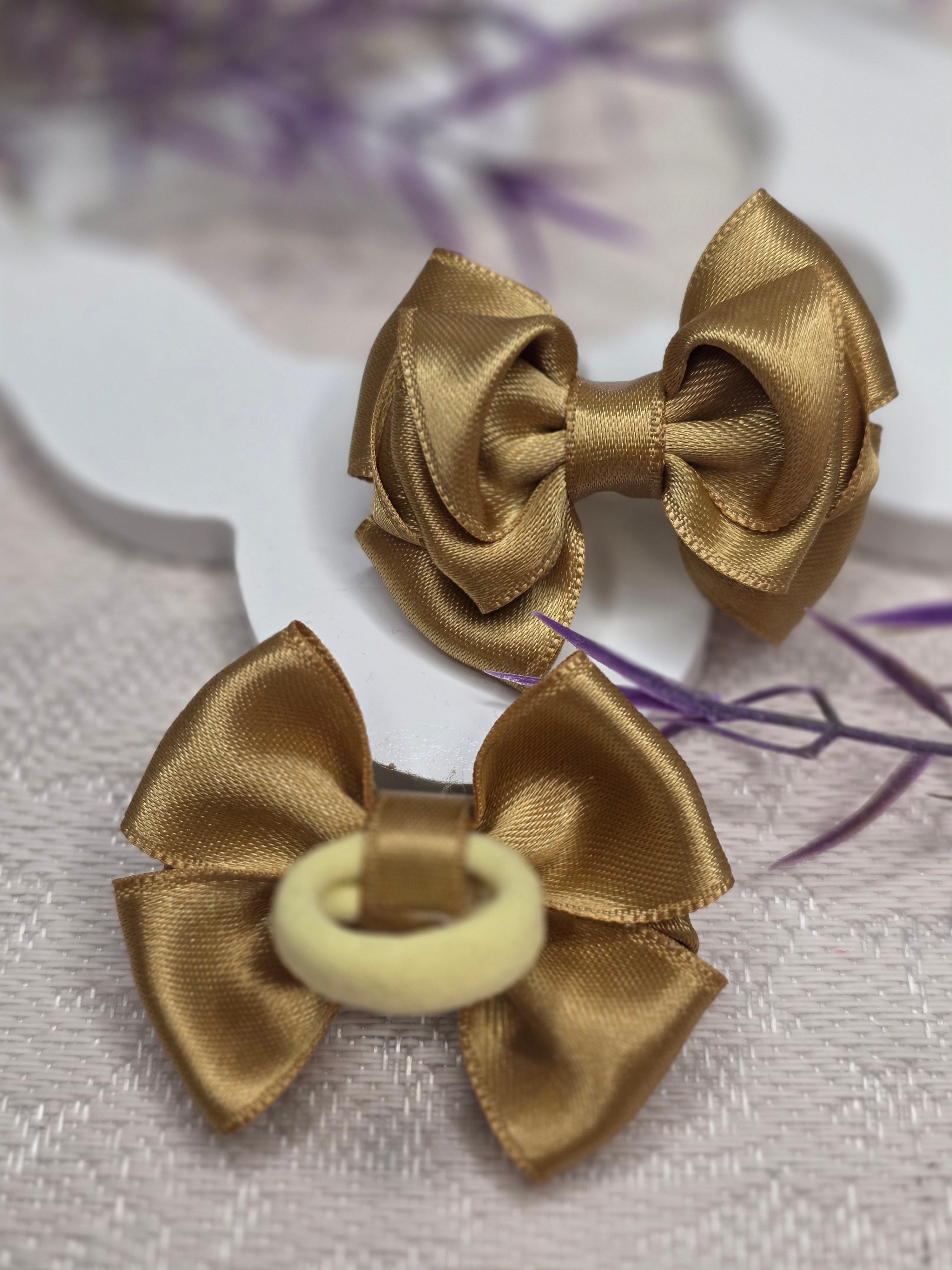 „Golden Grace“ 2 Schleifen-Set