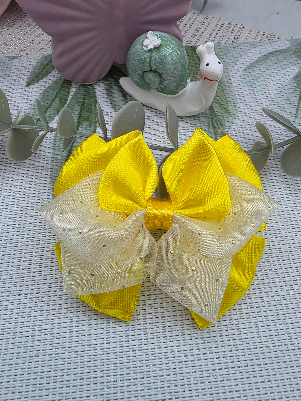 Honigblume Haarschleife