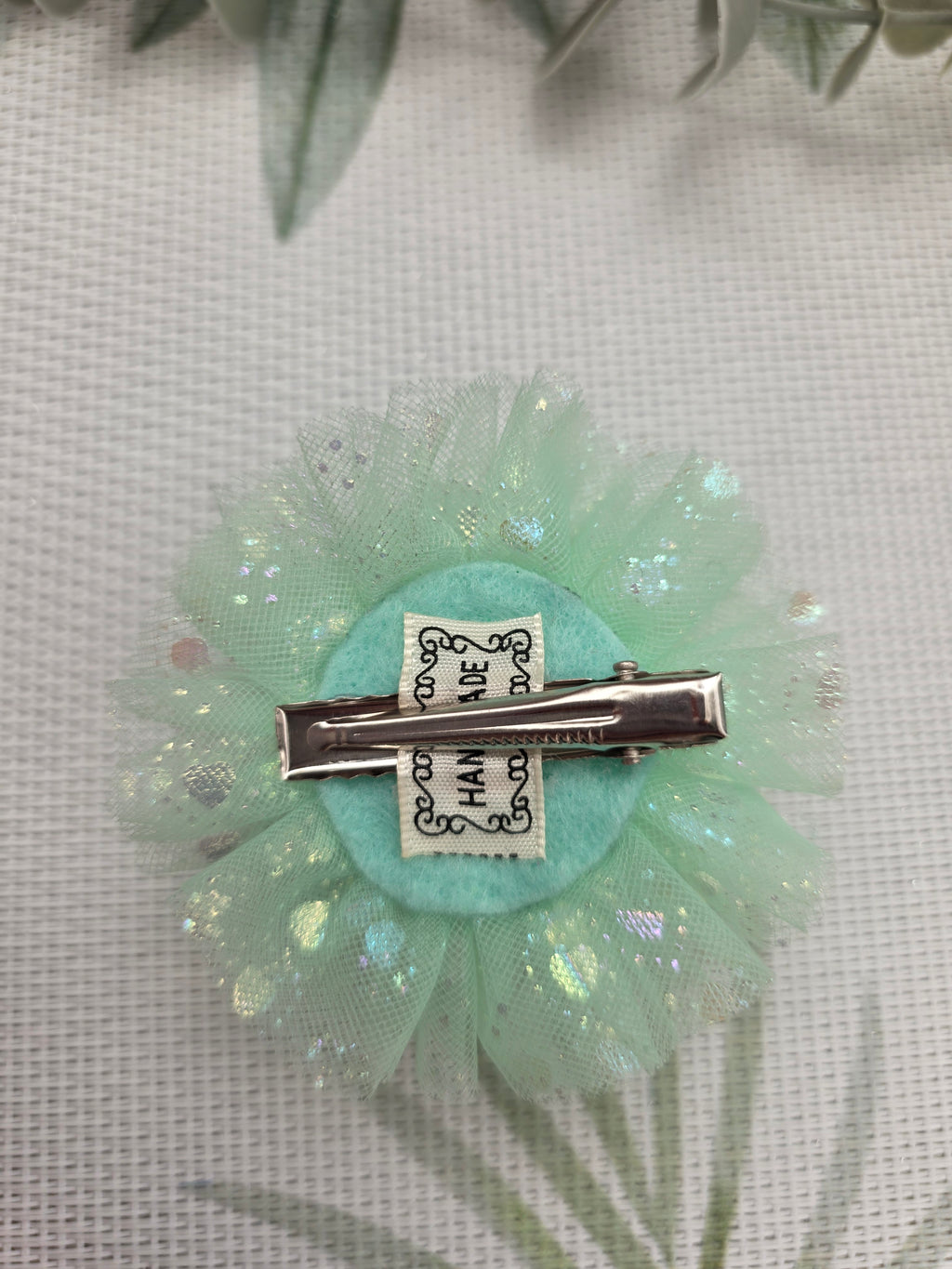 Minzblüte Haarschleife