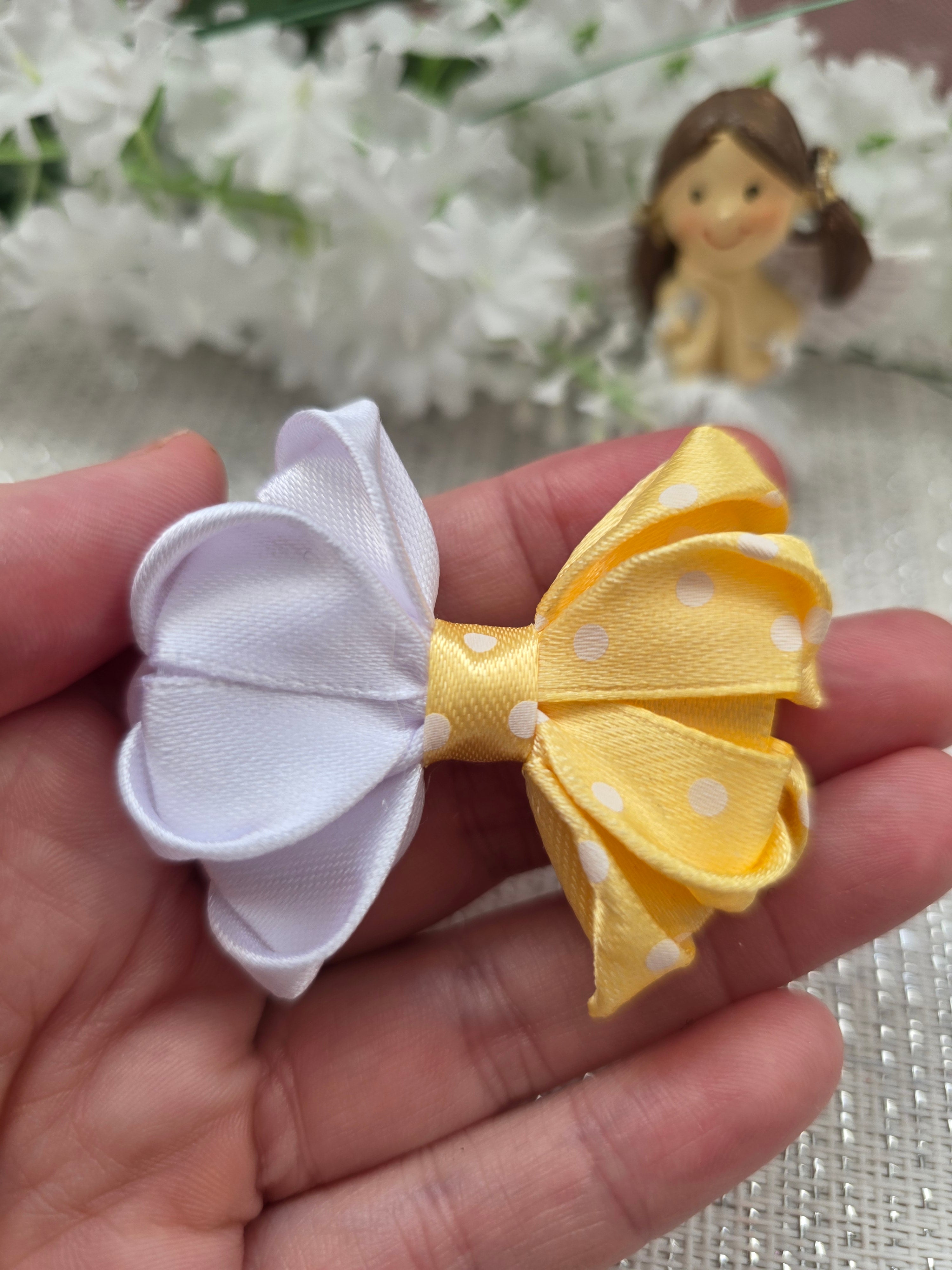 Zitronenblüte Haarschleife