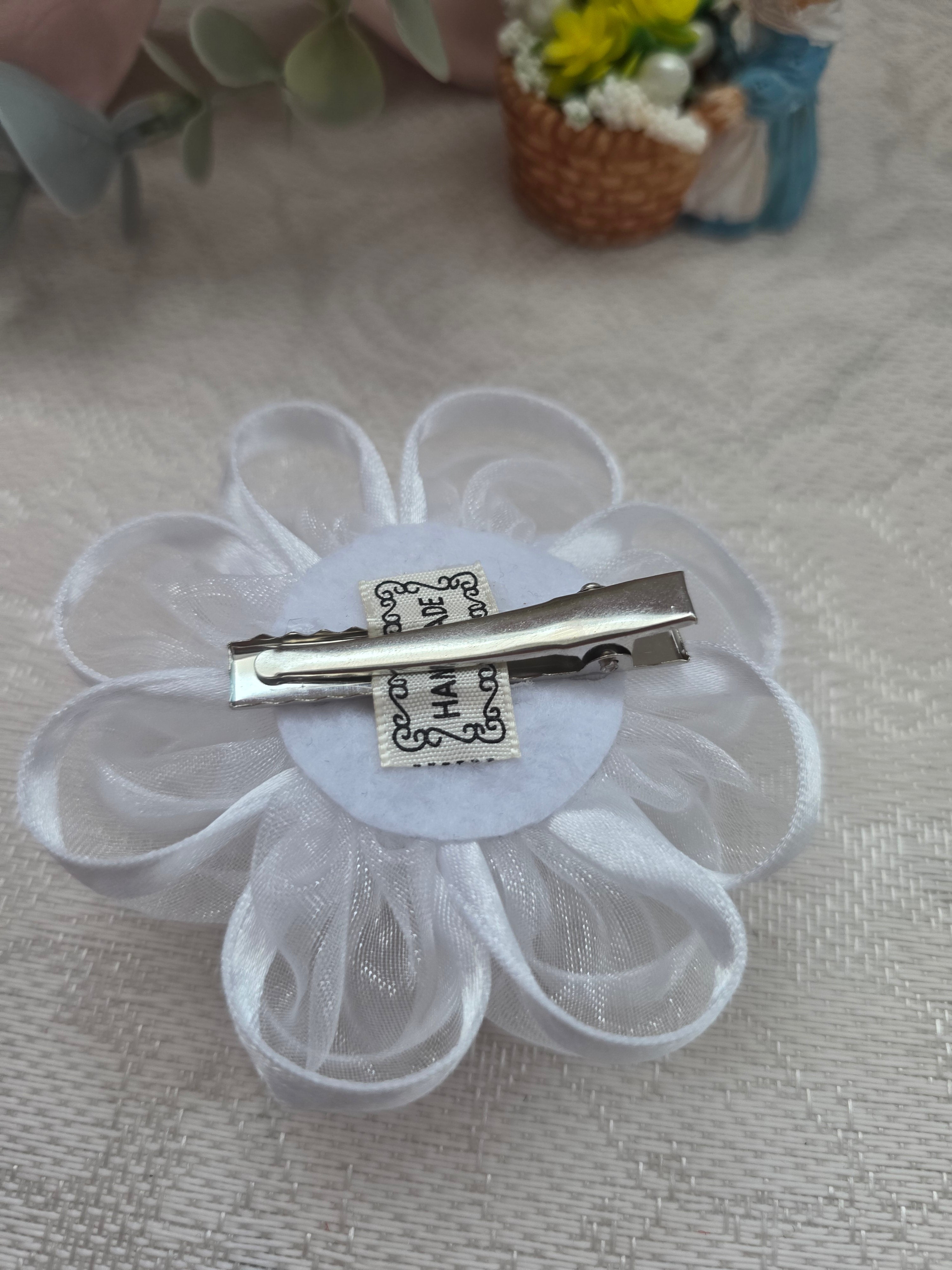 Eisblüte Haarschleife