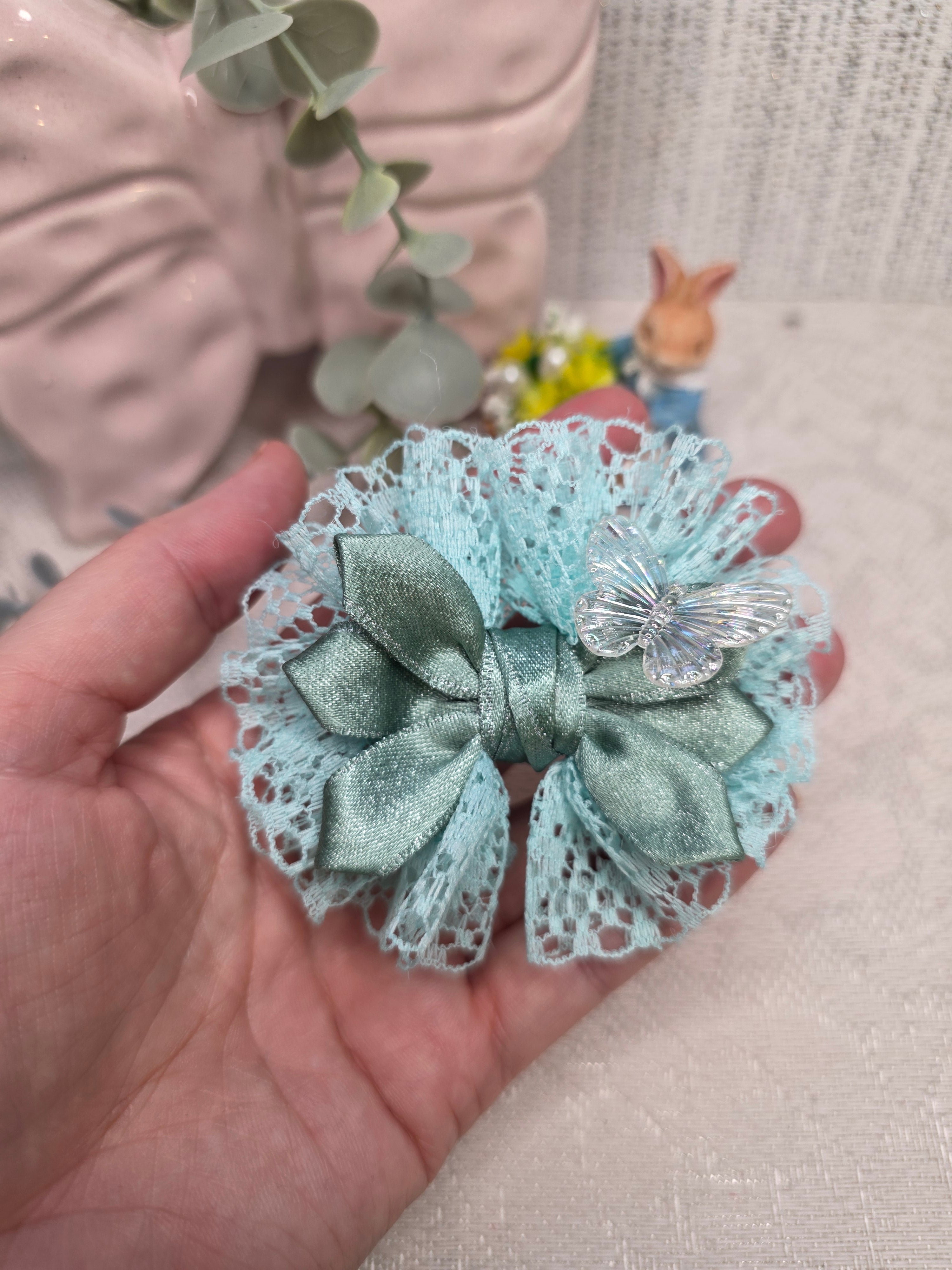 Kleine Elfenblume Haarschleife