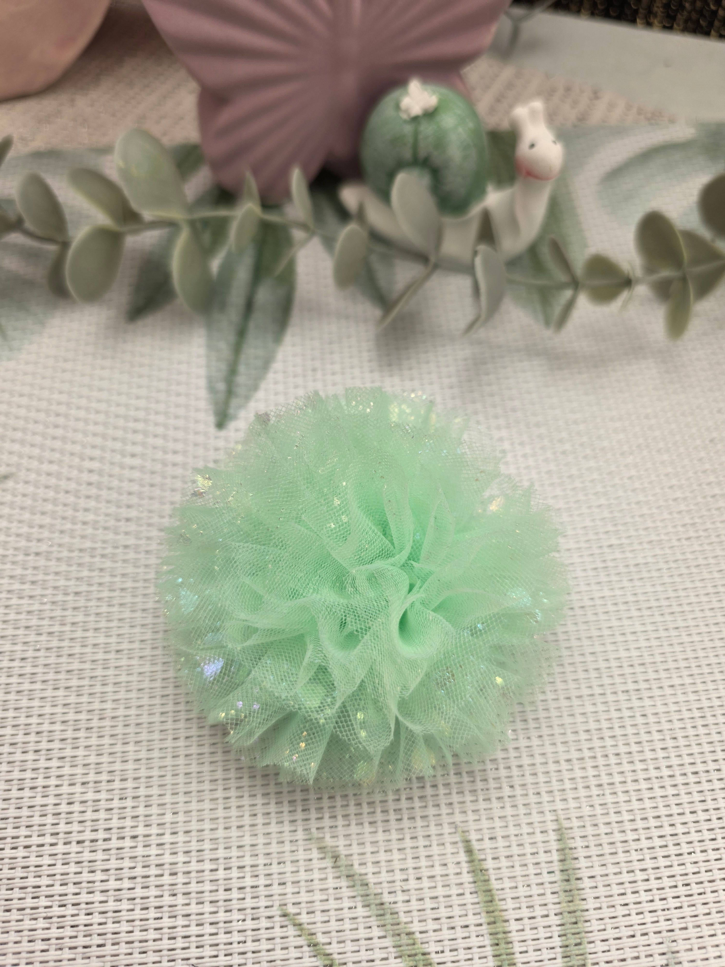 Minzblüte Haarschleife