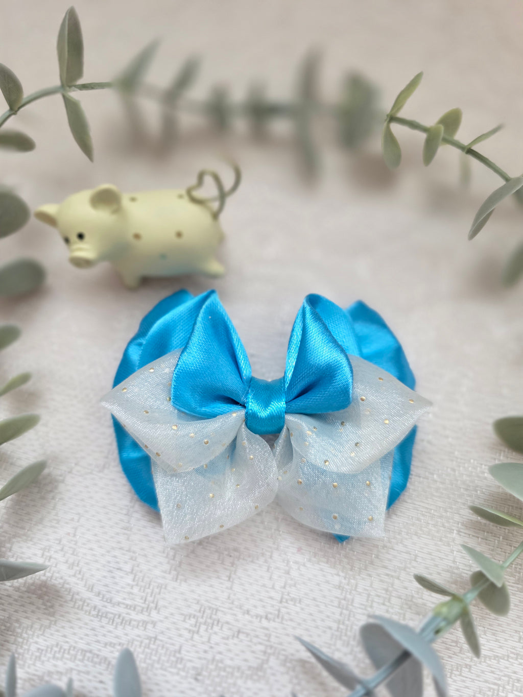 „Azur-Eleganz“ Haarschleife