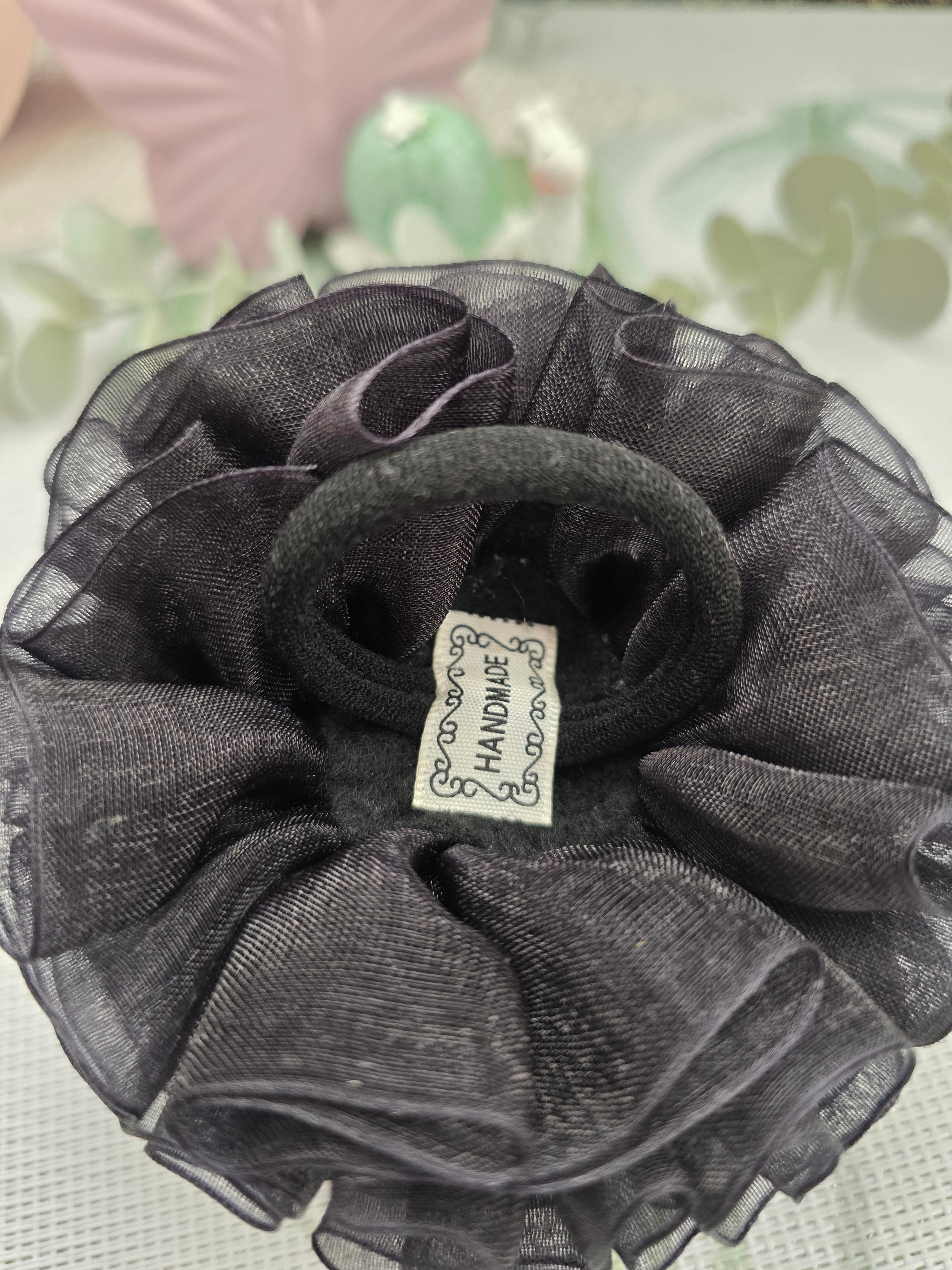 Mitternachtsblüte Haarschleife