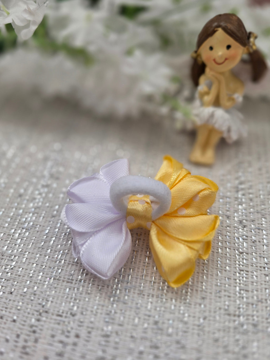 Zitronenblüte Haarschleife