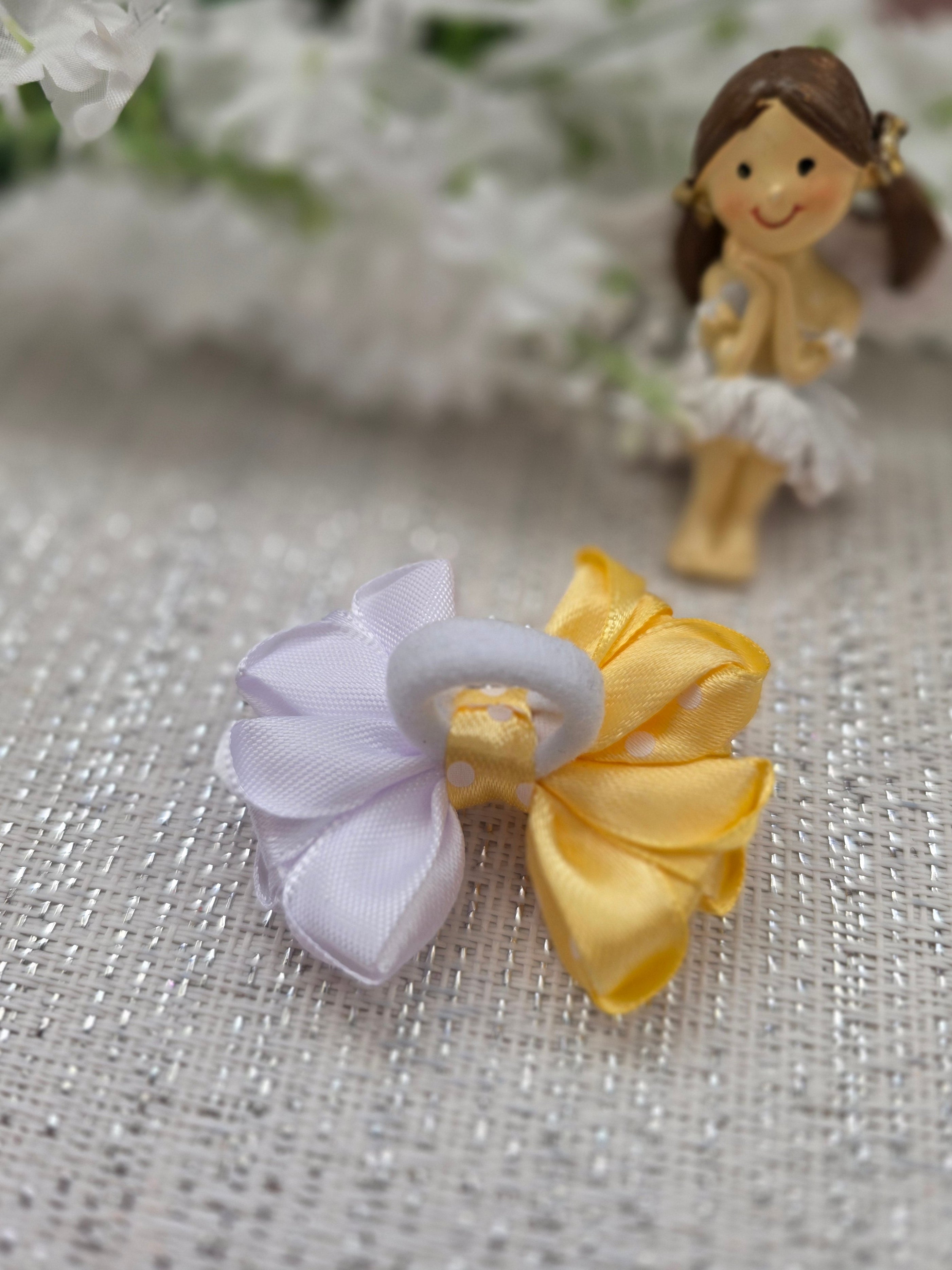 Zitronenblüte Haarschleife