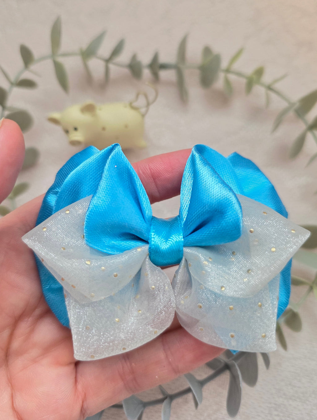 „Azur-Eleganz“ Haarschleife