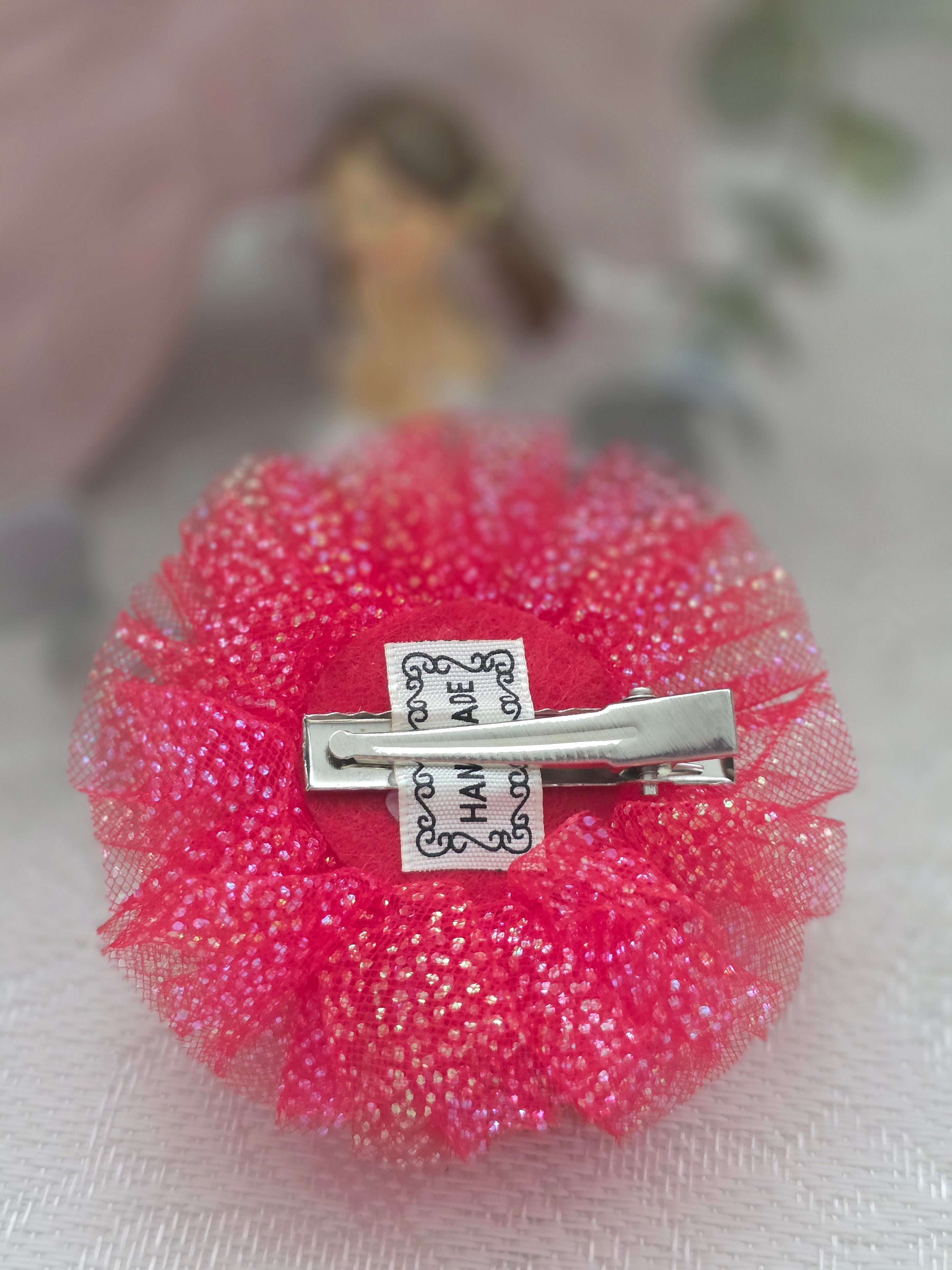 Granatzauber Haarschleife